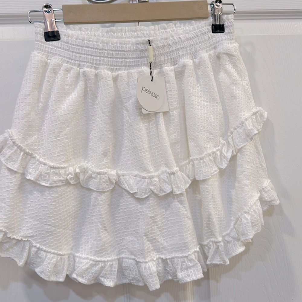 NWT Piexoto Aurora Mini Skirt in White